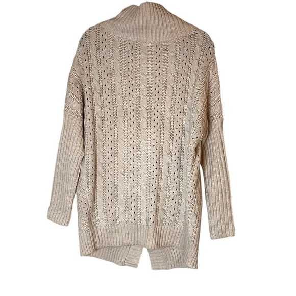 RD Style Women's Cable Knit Wrap Cardigan Sweater- size Small - Picture 7 of 9